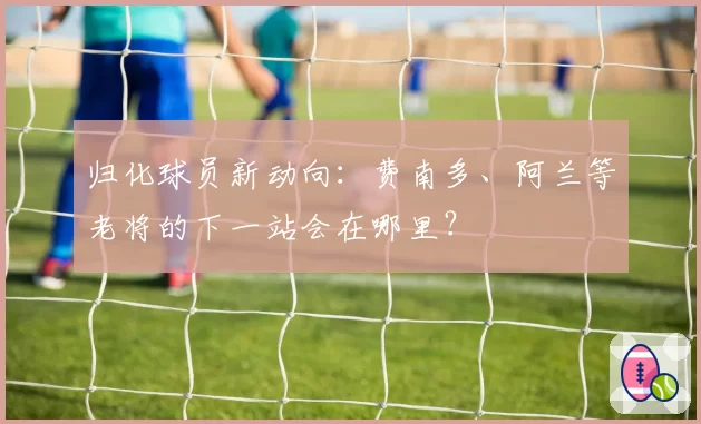 归化球员新动向：费南多、阿兰等老将的下一站会在哪里？