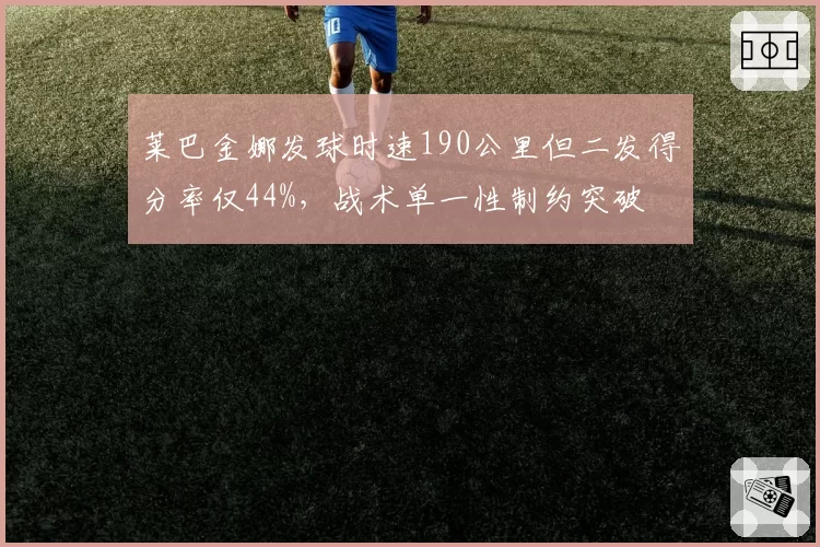 莱巴金娜发球时速190公里但二发得分率仅44%，战术单一性制约突破