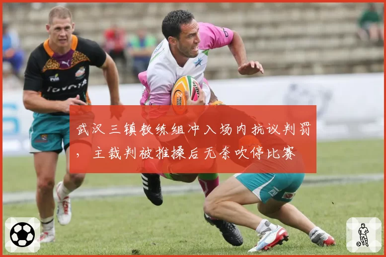 武汉三镇教练组冲入场内抗议判罚，主裁判被推搡后无奈吹停比赛